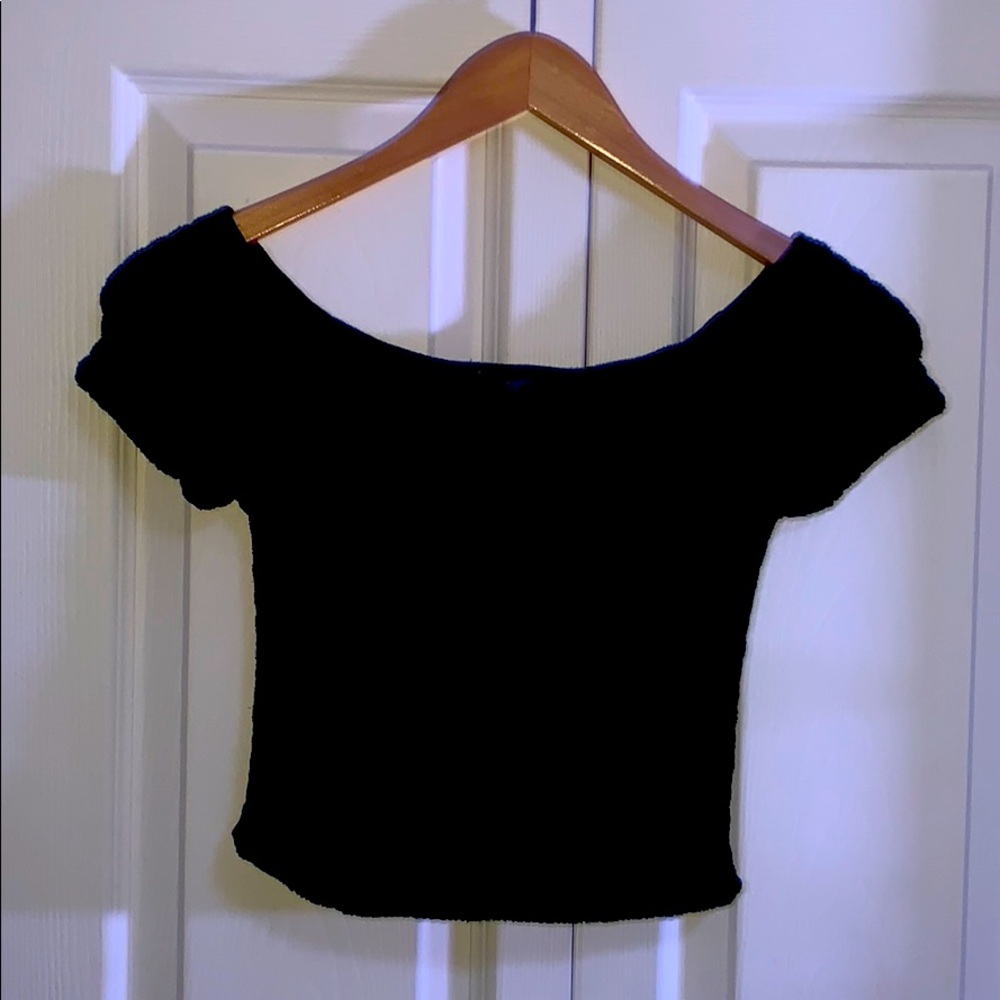 Black tight top